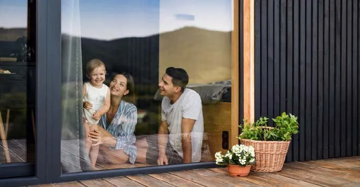 Triple-glazed windows