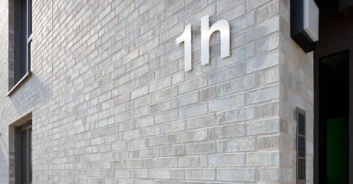 High-quality clinker brick façade