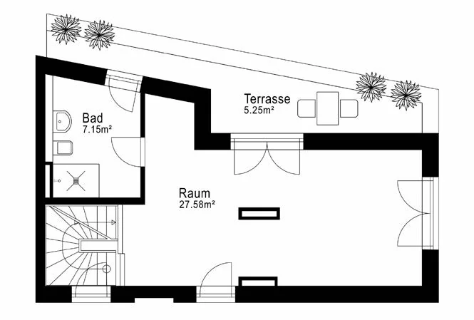 Floor plan, house 3