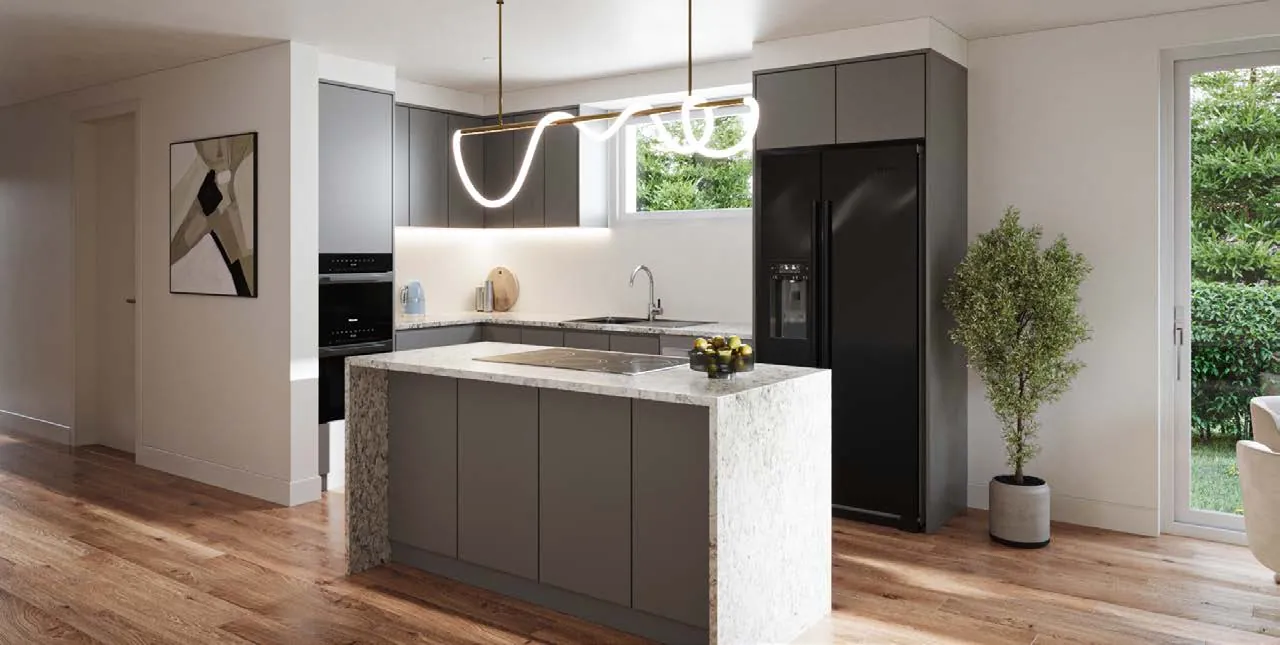 Kitchen with island (design suggestion)