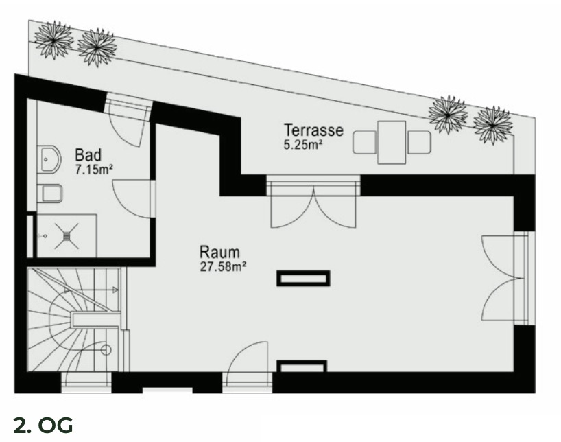 Grundriss Wohnung 3
