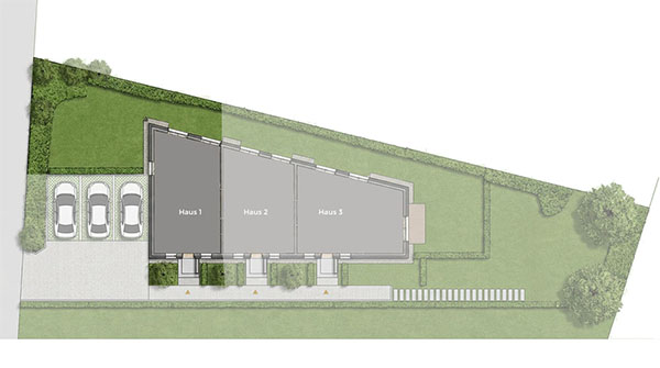 Frontansicht Wohnung 1